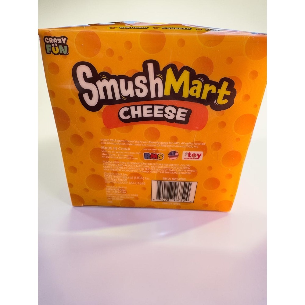 RMS SmushMart Banana Squishy SmushMart Cheese Buttery Squish Bundle Sensory New - Picture 4 of 6